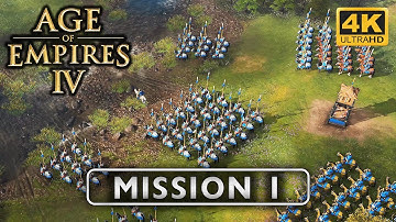 〈4K〉Age of Empires IV The Mongol Empire: Mission 1 - Walkthrough - No Commentary GamePlay