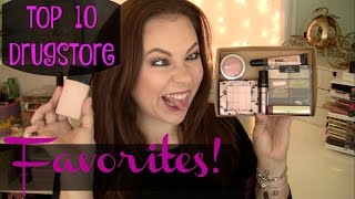 Top 10 Drugstore Favorites | Collab w/ Rymingtahn !