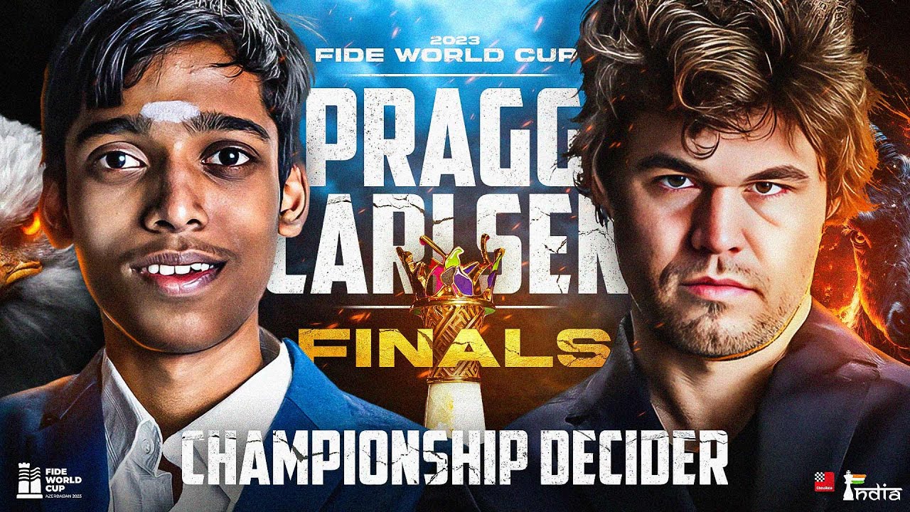 LIVE: Praggnanandhaa Vs Carlsen, World Chess Championship 2023 LIVE