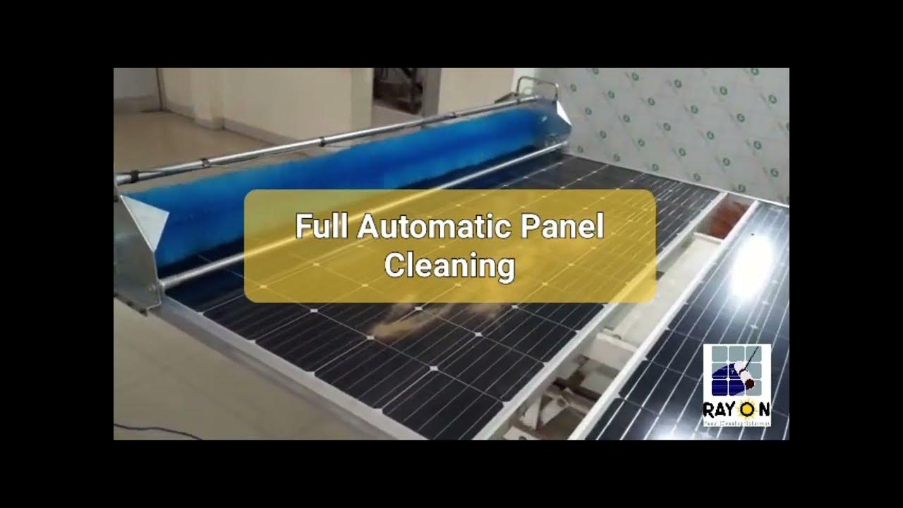Full Automatic Panel Cleaning Rayon Panel Cleaning Solutions YouTube