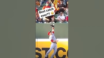 Is Mike Trout’s catch the best ever?? 🤯 #baseball #mlb #shorts #highlights