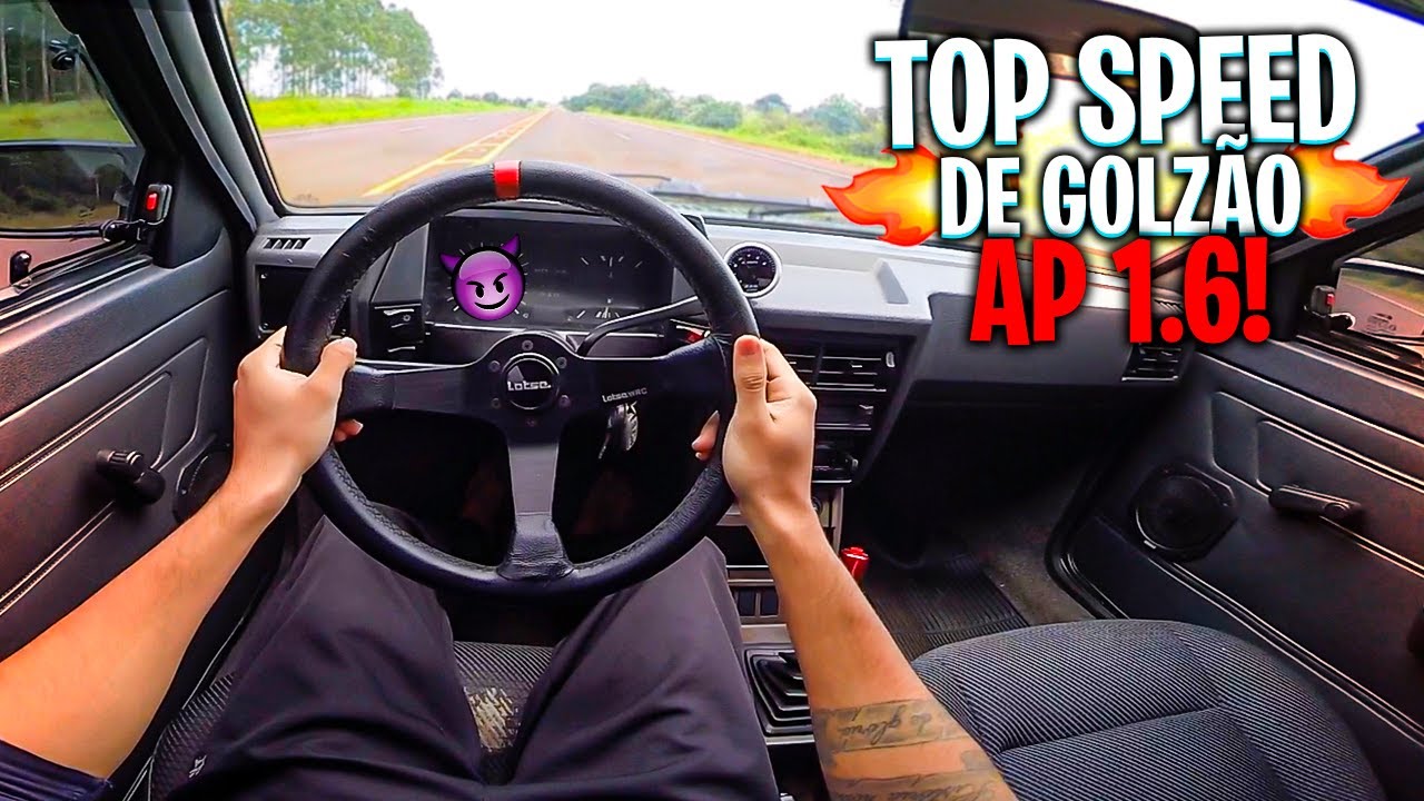 GOL QUADRADO AP 1.6 NO TOP SPEED🚀