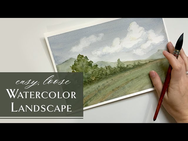 Watercolor Landscape for Beginners taught by Jana Komaritsa - Wet Paint