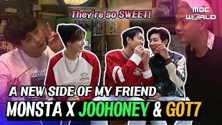 [C.C.] Is that the Jackson I knew..? He looks different only in front of Joohoney #MONSTAX #GOT7