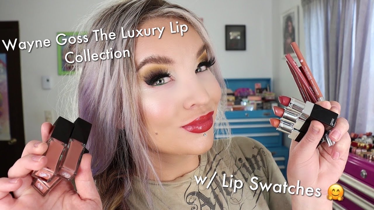 Wayne Goss : The Luxury Lip Collection : Full Collection w/ Lip Swatches