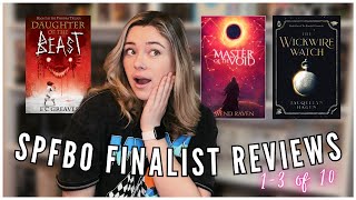 Reviewing 3 SPFBO finalists! // Daughter of the Beast, The Wickwire Watch & Master of the Void 📖