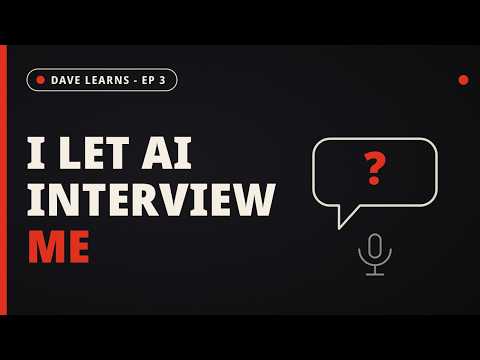 I let AI interview me (and it went places)