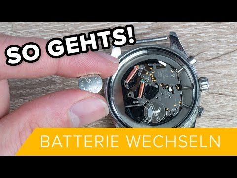 Video: So Tauschen Sie Die Batterie Einer Casio-Uhr Aus