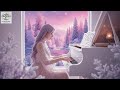 3 Hours A Quiet Winter Dream ❄️ Soft Piano & Gentle Rain for Sleep