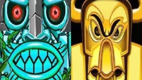 Running Lost Magic Temple vs Agent Bull Run Endless Racing