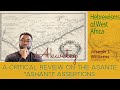 Hebrewisms of west africa  judah ashan achan akan    critically examined judah levites