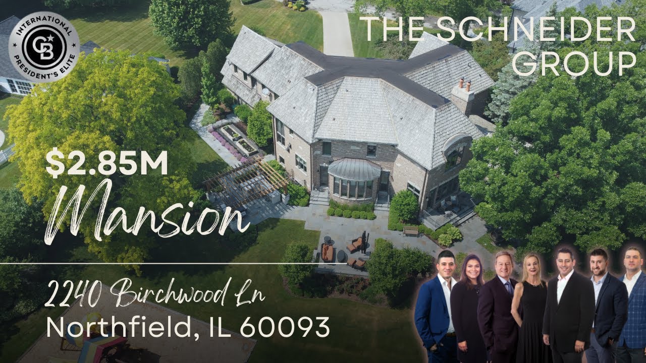 Luxury Living in Northfield, IL | $2.85M Mansion Tour | 2240 Birchwood ...