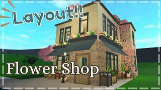 Flower Shop Layout!! | Roblox bloxburg