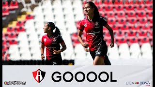 Gol de A. González | Atlas 1 - 0  Rayadas | LigaBBVAMXFemenil | #GritaMéxicoA21 #Semifinales