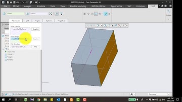 [CREO  TUẤN NGUYỄN] Creo Basic - Bài 12:  Lệnh Draft trên Creo Parametric.