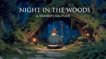 Night in the Woods , A Wizard’s Solitude | Medieval Fantasy Music for Reading & Sleep