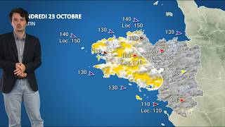 Bulletin météo pour le vendredi 23 octobre 2026 - Tempête Austen