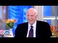 McCain: Laughs Hysterically When Ask If He Was Scared Of TRUMP - The View