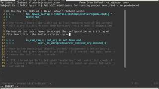 The aerc command line client : introduction and features