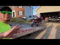 How to load a motorcycle on tow truck