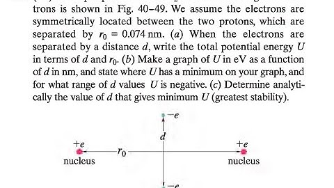 A simple picture of an molecule sharing two electrons is shown in Fig. We assume the electrons are s