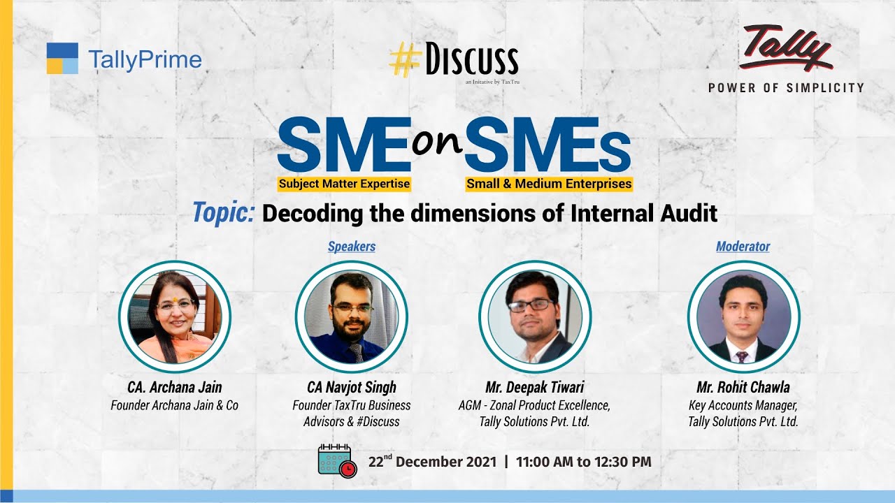 Decoding the Dimensions of Internal Audit | SME on SMEs
