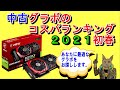 グラボコスパランキング２０２１初春版（前編・中古編）