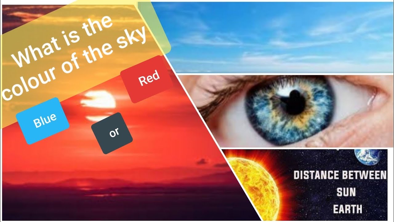  why Does The Sky Appears Blue And Reddish During Sunset tamil YouTube