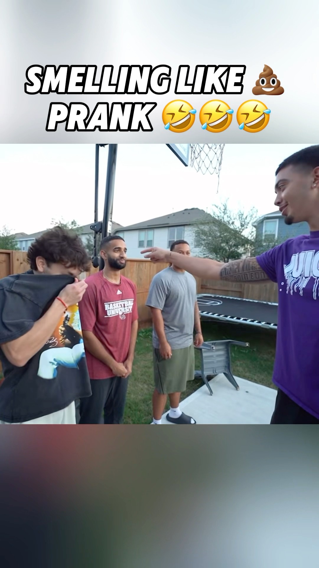 Smelling Like ? While Hooping Prank ?