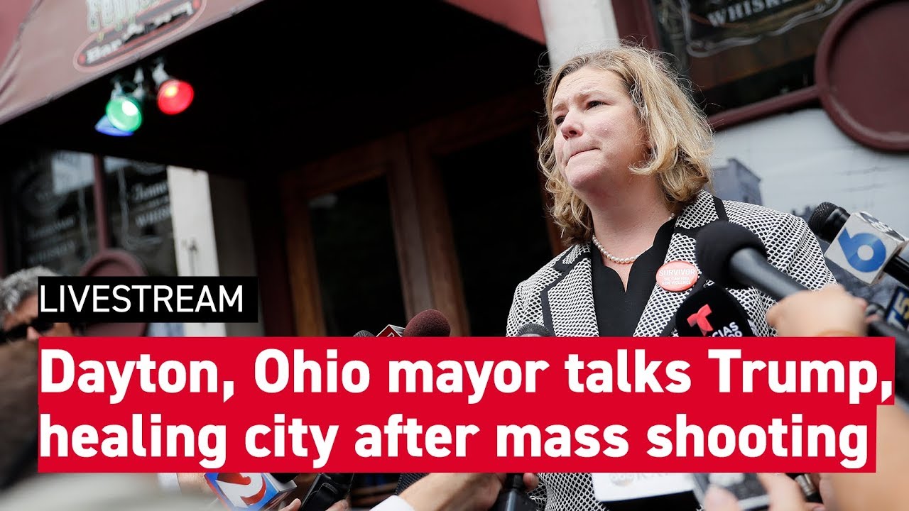WATCH LIVE Dayton, Ohio mayor talks to press after mass shooting YouTube
