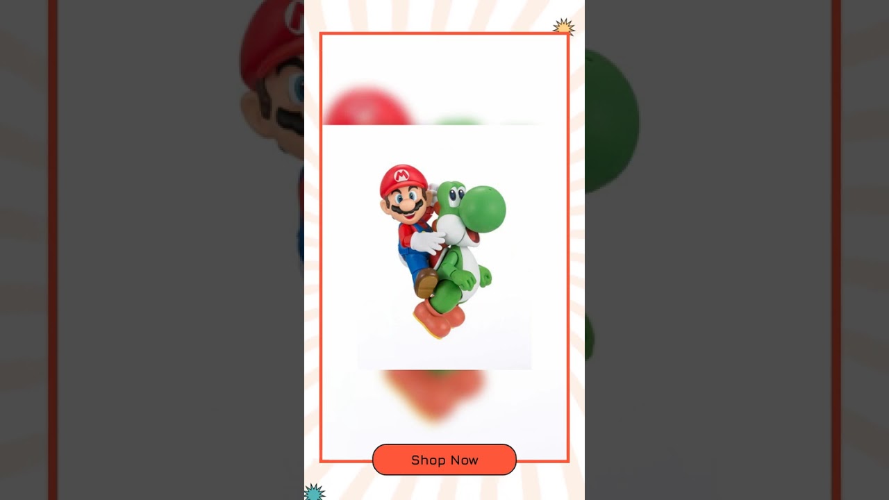 Super Mario S.H. Figuarts Action Figure Yoshi 11 cm