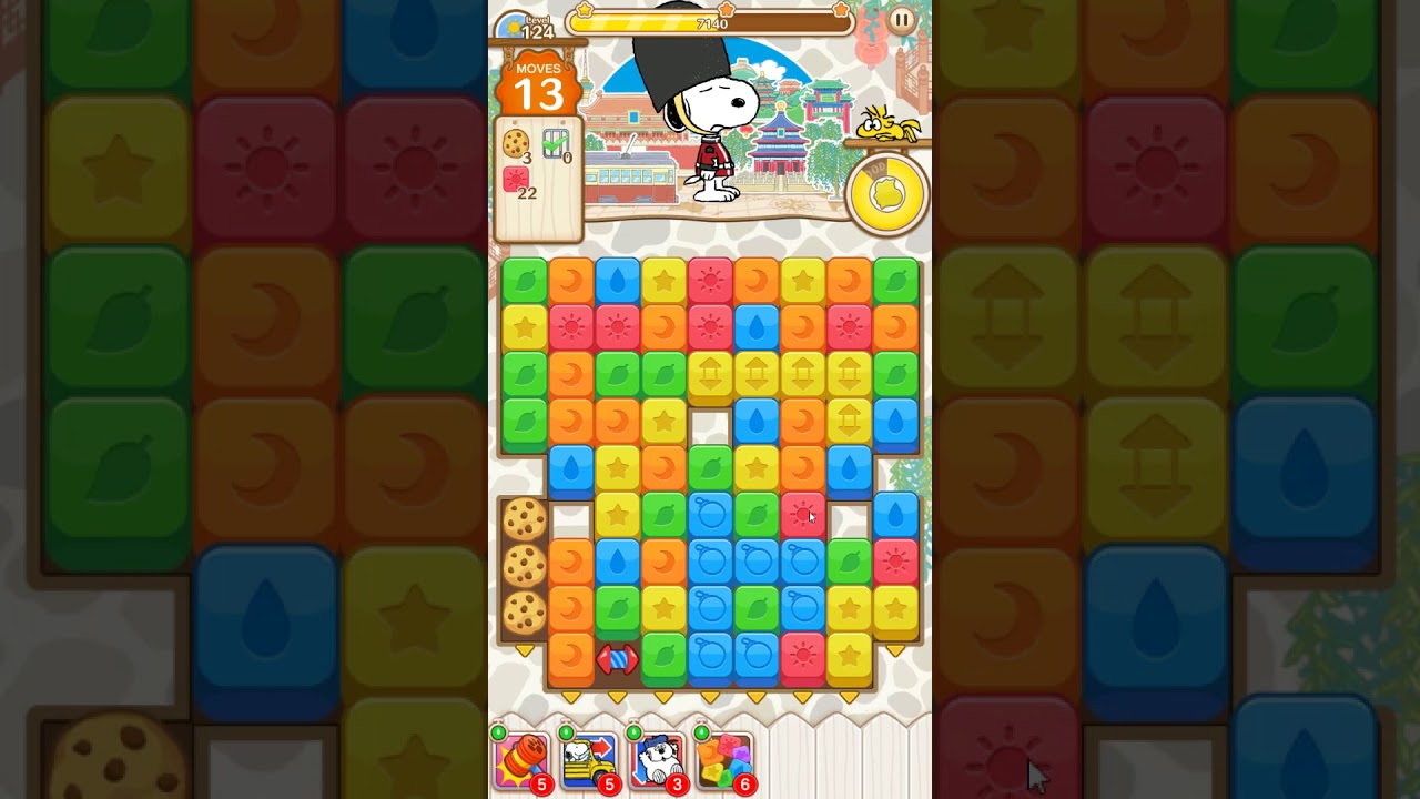 Snoopy Puzzle Journey level 124