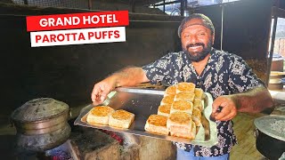 ഈ പഫ്സ് കേരളത്തിൽ വേറെ ഒരിടത്തും കിട്ടില്ല! Grand Hotel Aluva for Parotta Puff + Parotta and Mutton
