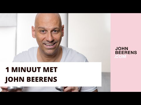 1 minuut met John Beerens... | JOHNBEERENS.COM