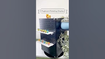 Make your product more attractive - Pegboard Rotating Rack #display #rotating #pegboard #tabletop