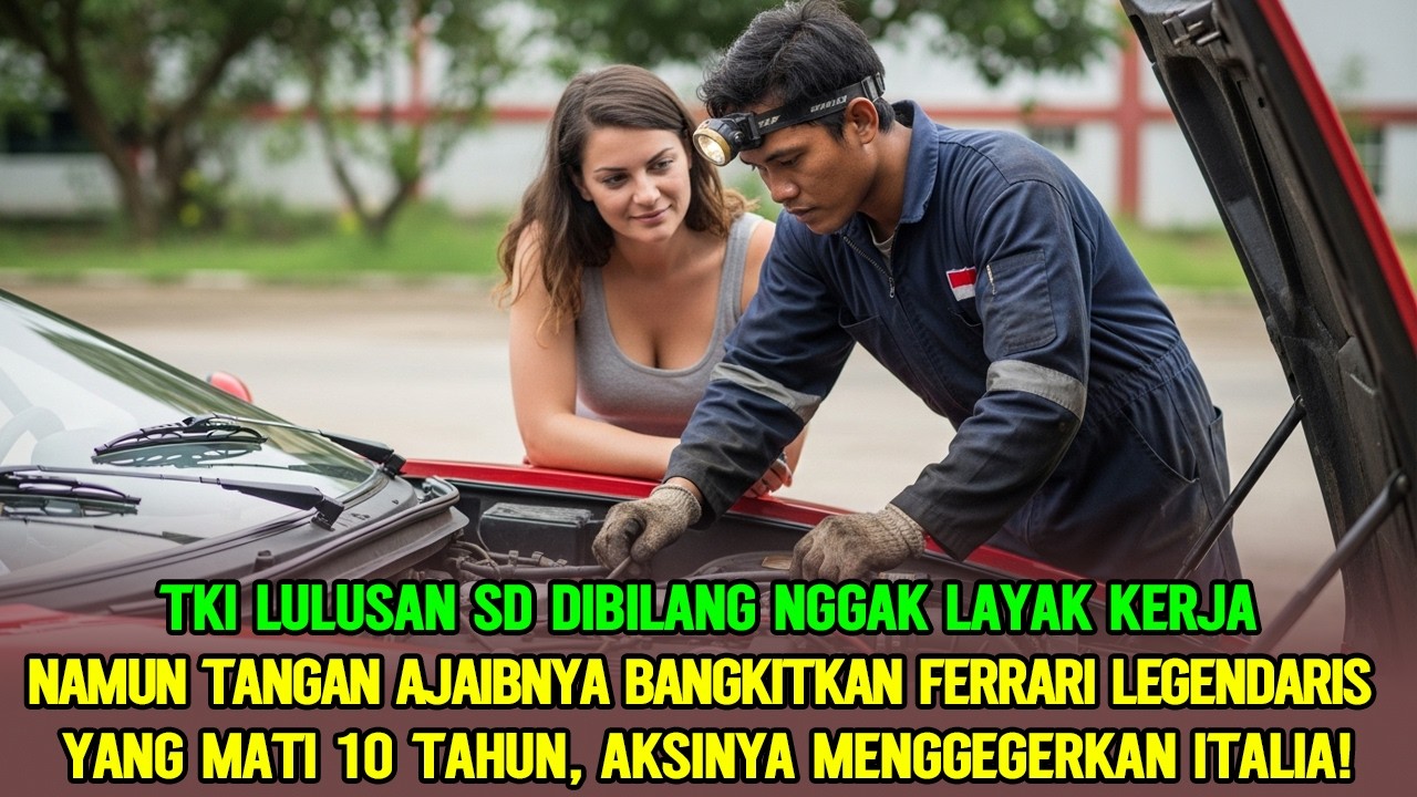MEKANIK DUNIA MINDER ❗ TKI LULUSAN SD BANGKITKAN FERRARI LEGENDARIS MATI 10 TAHUN DALAM 3 DETIK