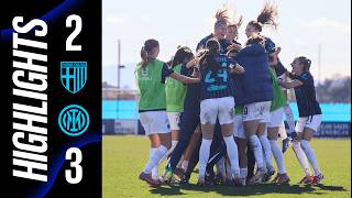 Finale Al Cardiopalma E Vittoria In Trasferta Parma 2-3 Inter Serie A Women Highlights