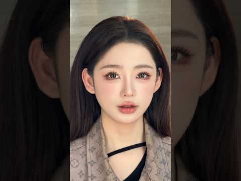 Cute Korean Makeup Trend Heart Shaped overlined lips Tutorial #cute #shorts #koreanmakeup #makeup