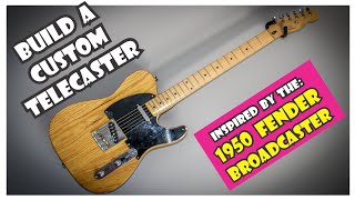 Premium Fender Telecaster decal waterslide 1950´s Gold 