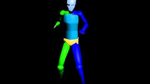 Kinect Motion Capture test 4 for 3ds max