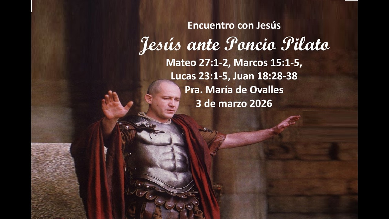 Jesús ante Poncio Pilato. Mateo 27:1-2, Marcos 15:1-5, Lucas 23:1-5, Juan 18:28-38