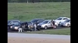 Travelers walk to Orlando airport after deadly traffic crash causes big delays