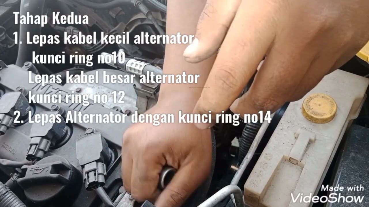 Tutorial Mengganti Pulley dan Bearing Alternator Nissan X Trail T30 2004