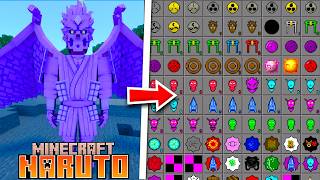 NEW UPDATED! NARUTO LEGACY V4.2 ADDON FOR MINECRAFT BEDROCK 1.21.130 WITH 300+ MODES AND JUTSUS! screenshot 1