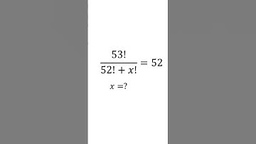 A nice math factorial problem.    #factorial #fraction #factorials #factorial #algebraicexpressions