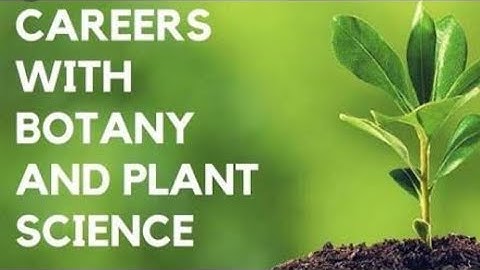 SVSC E-Learning Point : Career Opportunities in Botany by Dr. Vinayaka K S