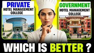 Government Hotel Management College(IHM) Vs Private Hotel Management College क्या Best है?👨‍🍳😱|