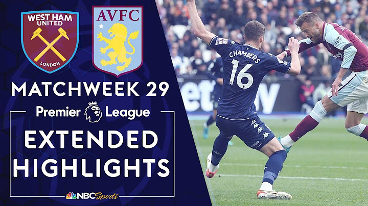 West Ham United v. Aston Villa | PREMIER LEAGUE HIGHLIGHTS | 3/13/2022 | NBC Sports