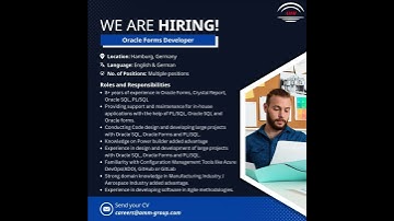 We’re #Hiring || Position: Oracle Forms Developer