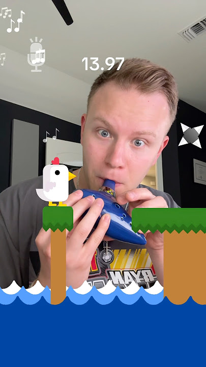 Trying it with the Ocarina 😂